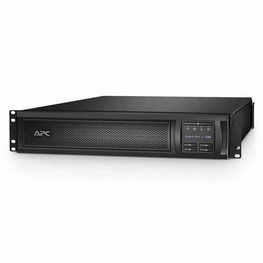 Refurb Squared APC® Smart-UPS X 2200VA Rack/tower Convertible UPS, 6x 5-15R+2x 5-20R NEMA Outlets, SmartSlot and 1 Backup Battery Included