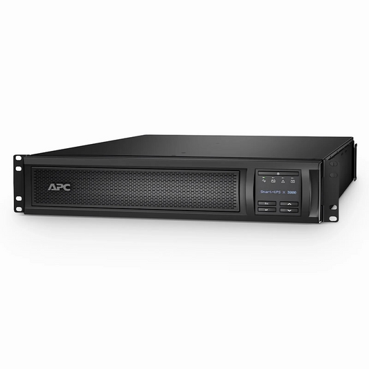Refurb Squared APC® Smart-UPS X 3000VA Rack/tower Convertible UPS, 8x C13+1x C19 IEC Outlets™Network Card and 1 Backup Battery Included