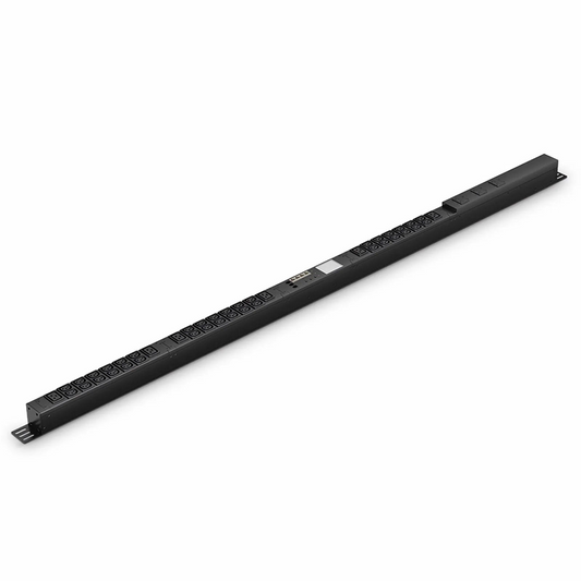 Refurb Squared 21.06kW 3-Phase 32A/380V Monitored Rack PDU, 36 x C13 & 6 x C19 Outlets, IEC309 32 A 3P + N + E Plug, 10ft Cord, 0U Vertical