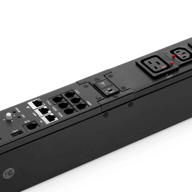 Refurb Squared 7.20kW Single-Phase 30A/240V Switched Rack PDU, 21 x C13 & 3 x C19 Outlets, NEMA L6-30P Plug, 10ft Cord, 0U Vertical