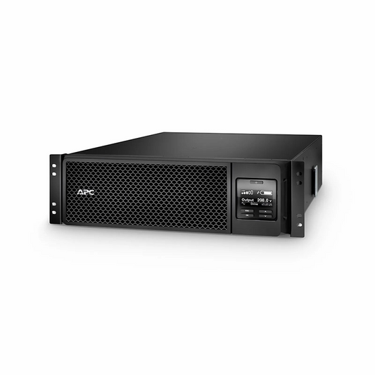 Refurb Squared APC® Smart-UPS On-Line 5000VA Rackmount 3U UPS, 4x C13+4x C19 IEC Outlets, Network Card+SmartSlot and 3 Backup Batteries Included