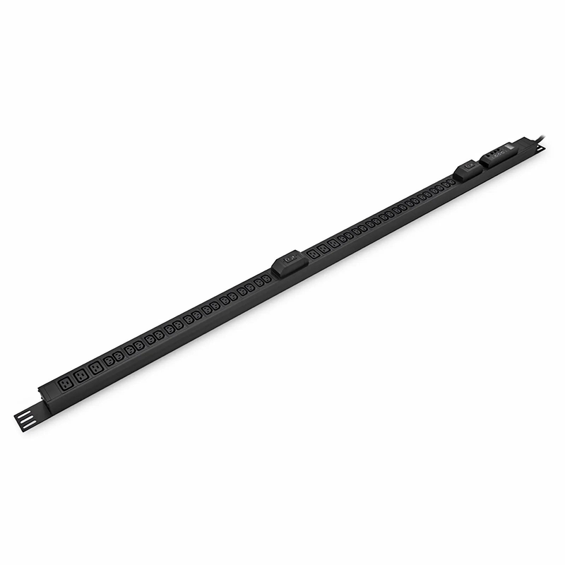 Refurb Squared 7.36kW Single-Phase 32A/230V Monitored Rack PDU, 36 x C13 & 6 x C19 Outlets, IEC 309 32A 2P+E Plug, 10ft Cord, 0U Vertical