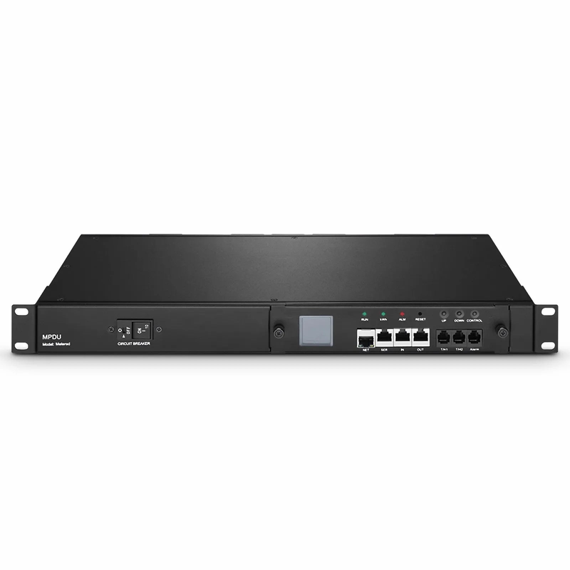 Refurb Squared 1.20kW Single-Phase 10A/120V Monitored Rack PDU, 8 x C13 Outlets, IEC320 C14 Plug, 6.6ft Cord, 1U Rack-Mount