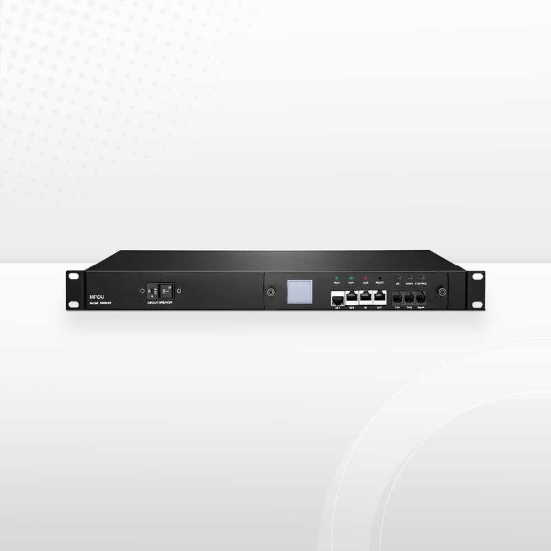 Refurb Squared 1.20kW Single-Phase 10A/120V Monitored Rack PDU, 8 x C13 Outlets, IEC320 C14 Plug, 6.6ft Cord, 1U Rack-Mount