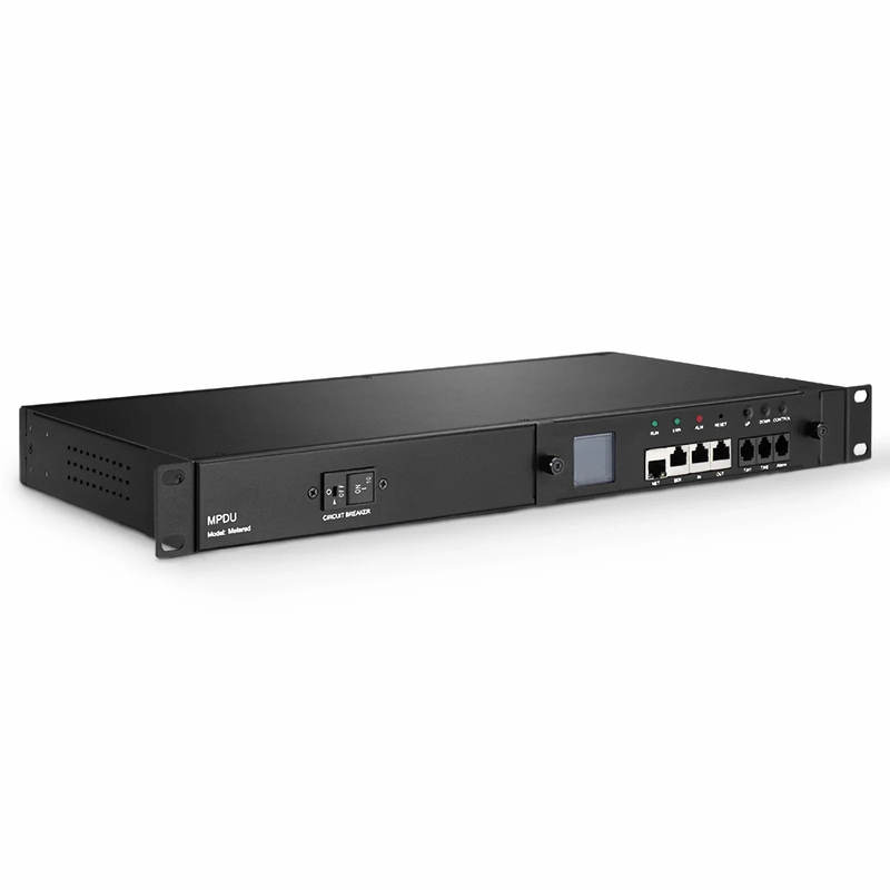 Refurb Squared 1.20kW Single-Phase 10A/120V Monitored Rack PDU, 8 x C13 Outlets, IEC320 C14 Plug, 6.6ft Cord, 1U Rack-Mount