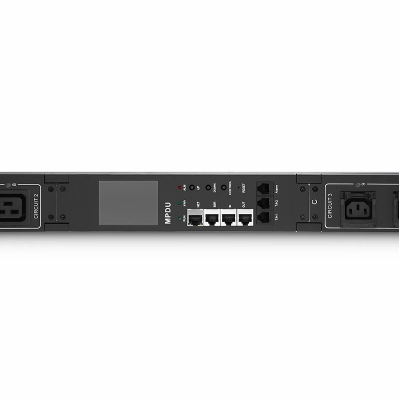 Refurb Squared 21.06kW 3-Phase 32A/380V Switched Rack PDU, 21 x C13 & 3 x C19 Outlets, IEC309 32A 3P+N+E Plug, 10ft Cord, 0U Vertical