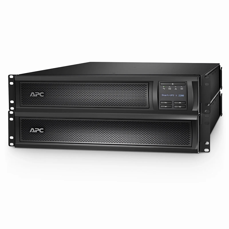 Refurb Squared APC® Smart-UPS X 2200VA Rack/tower Convertible UPS, 6x 5-15R+2x 5-20R NEMA Outlets, SmartSlot and 1 Backup Battery Included