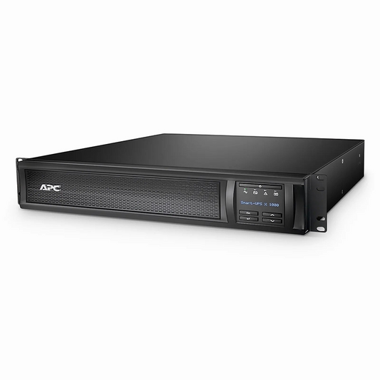Refurb Squared APC® Smart-UPS X 1000VA Rack/tower Convertible UPS, 8x 5-15R NEMA Outlets, SmartConnect port and 1 Backup Battery Included