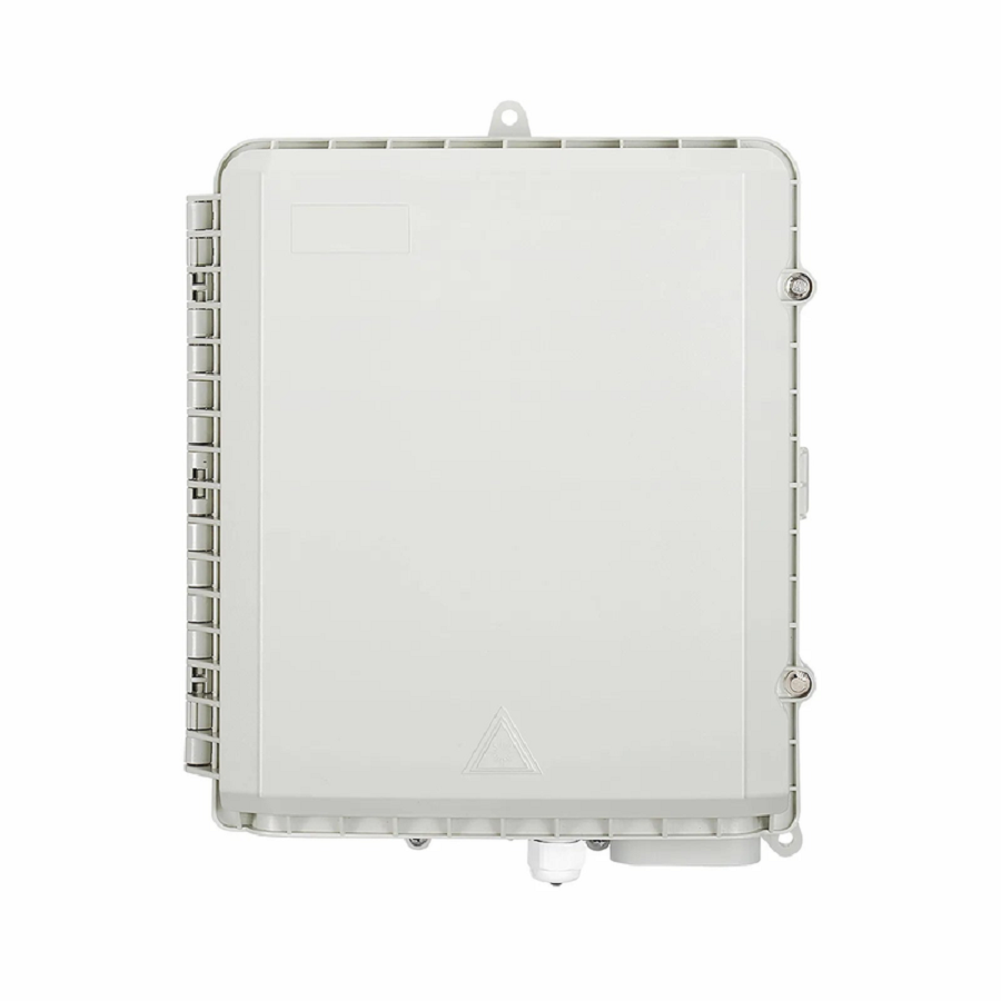 Refurb Squared 16 Fibers Optic Distribution Box, SC/A, Plastic, Wall/Pole Mount, Indoor and Outdoor