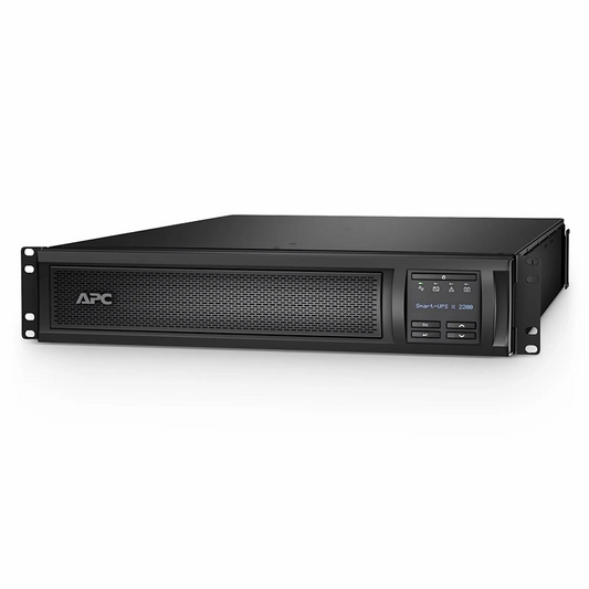 Refurb Squared APC® Smart-UPS X 2200VA Rack/tower Convertible UPS, 8x C13+1x C19 IEC Outlets, Network card and 1 Backup Battery Included
