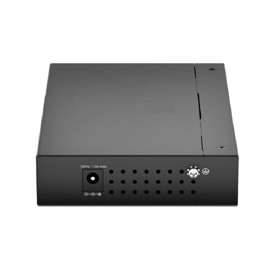 Refurb Squared Managed 1x 100M/1G/2.5G/5G/10GBase-T RJ45 to 2x 10GBase-X SFP+ 10Gigabit Ethernet Media Converter, American Plug Standard