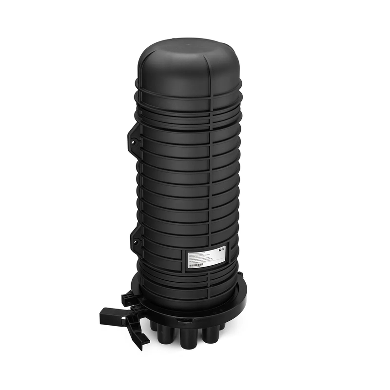 Refurb Squared 288 Fibers 1In-6Out Dome Fiber Optic Splice Closure, Heat Shrink Seal, with 1 Pre-installed Fusion Splice Tray