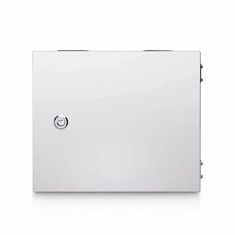 Refurb Squared 24 Fibers Optic Distribution Box, SC A/U and LC, Steel, Wall Mount, Indoor