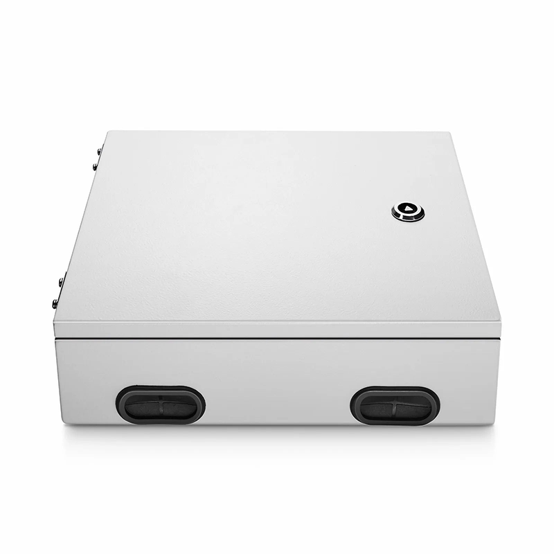 Refurb Squared 24 Fibers Optic Distribution Box, SC A/U and LC, Steel, Wall Mount, Indoor