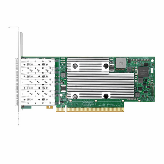 Refurb Squared BroadcomA® BCM957504-P425G Ethernet Network Interface Card, P425G 25GbE Quad-port SFP28, PCIe 4.0 x16, Standard & Low Profile