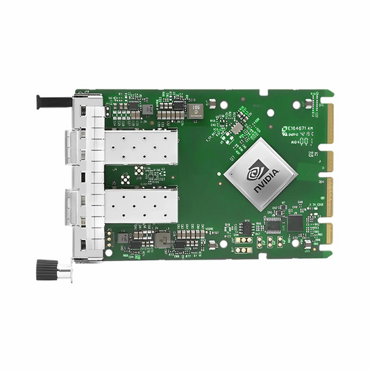 Refurb Squared NVIDIA Mellanox MCX623436AN-CDAB ConnectXA®-6 Dx EN Network Interface Card, 100GbE Dual-Port QSFP56, OCP3.0, PCIe4.0 x 16, No Crypto, Thumbscrew (Pull Tab) Bracket