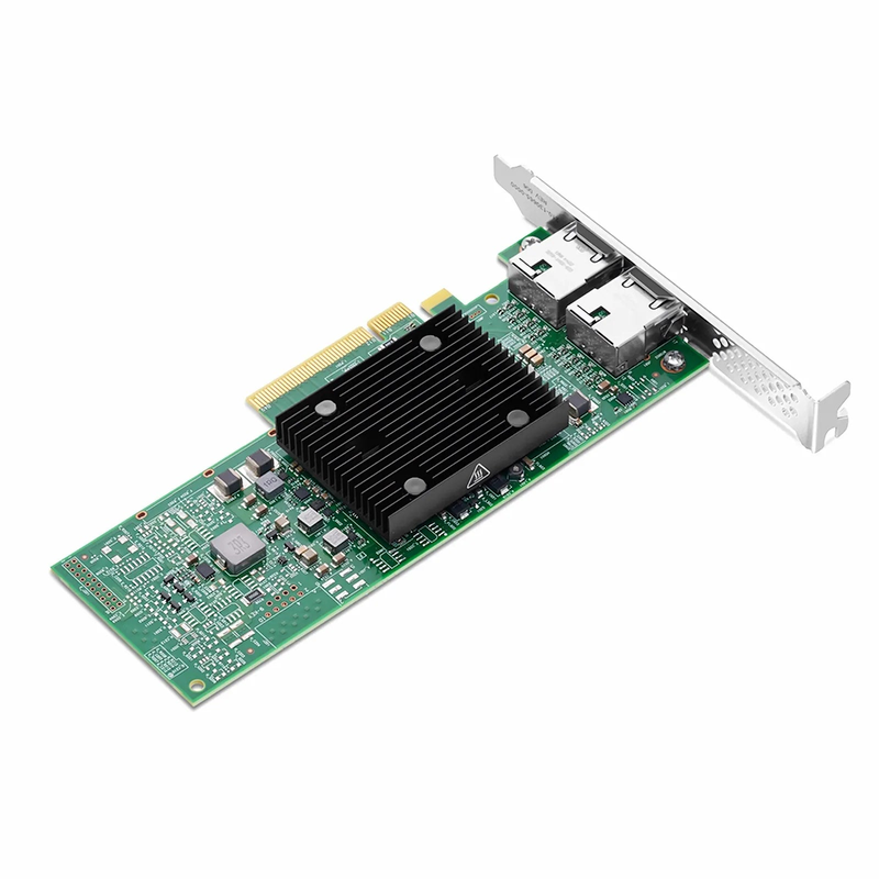 Refurb Squared BroadcomA® BCM957416A4160C Ethernet Network Interface Card, P210TP 10GbE Dual-port RJ45, PCIe 3.0 x8, Standard & Low Profile