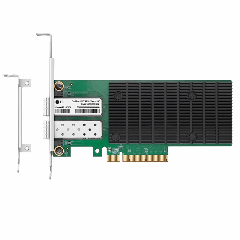 Refurb Squared Intel E810-XXVAM2 Based Ethernet Network Interface Card, 25G Dual-Port SFP28, PCIe 4.0 x 8, Comparable to Intel E810-XXVDA2, Full Height&Low Profile