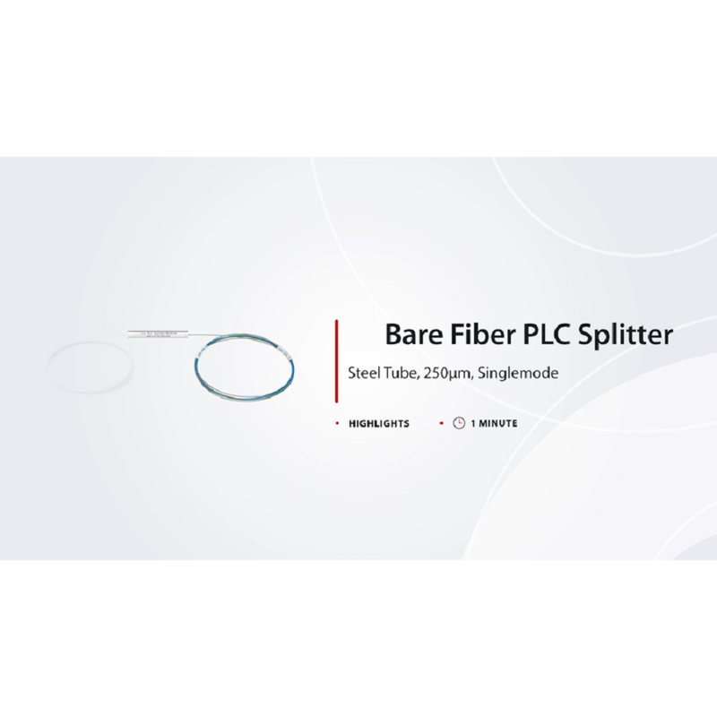 Refurb Squared 1 x 8 PLC Fiber Splitter, Mini Module, 900m, SC/APC, Singlemode