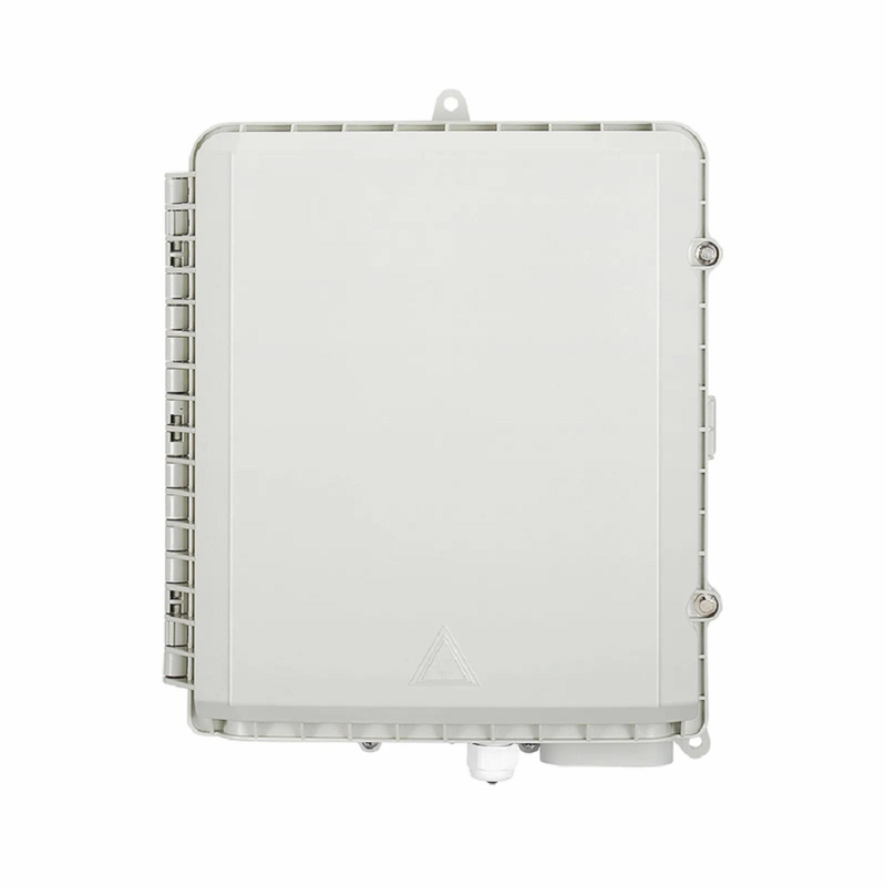 Refurb Squared 16 Fibers Optic Distribution Box, SC/A, Plastic, Wall/Pole Mount, Indoor and Outdoor