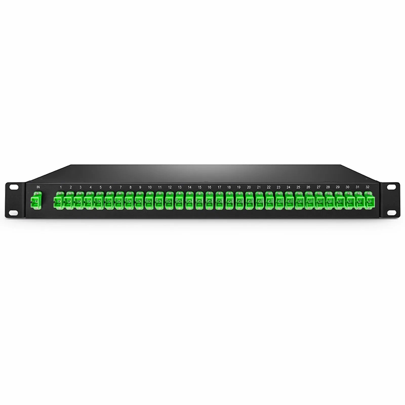 Refurb Squared 1 x 32 PLC Fiber Splitter, 1U 19" Rack Mount, SC/APC, Singlemode