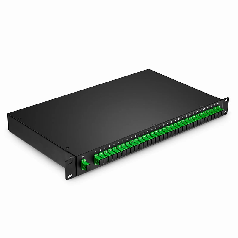 Refurb Squared 1 x 32 PLC Fiber Splitter, 1U 19" Rack Mount, SC/APC, Singlemode