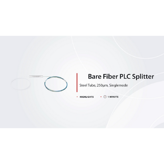 Refurb Squared 1 x 12 PLC Fiber Splitter, Mini Module, 900m, SC/APC, Singlemode