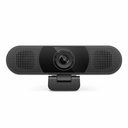 Refurb Squared FC270S Full HD 1080p Webcam for Personal Video Calling and Conference, with 4 Microphones & 2 Speakers, USB Plug and Play