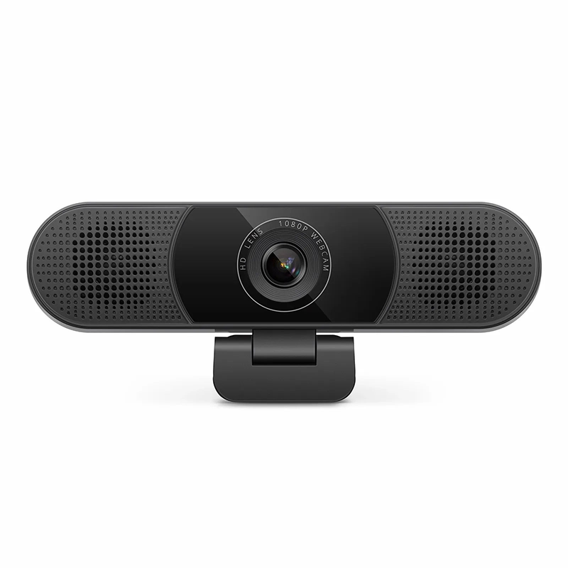 Refurb Squared FC270S Full HD 1080p Webcam for Personal Video Calling and Conference, with 4 Microphones & 2 Speakers, USB Plug and Play