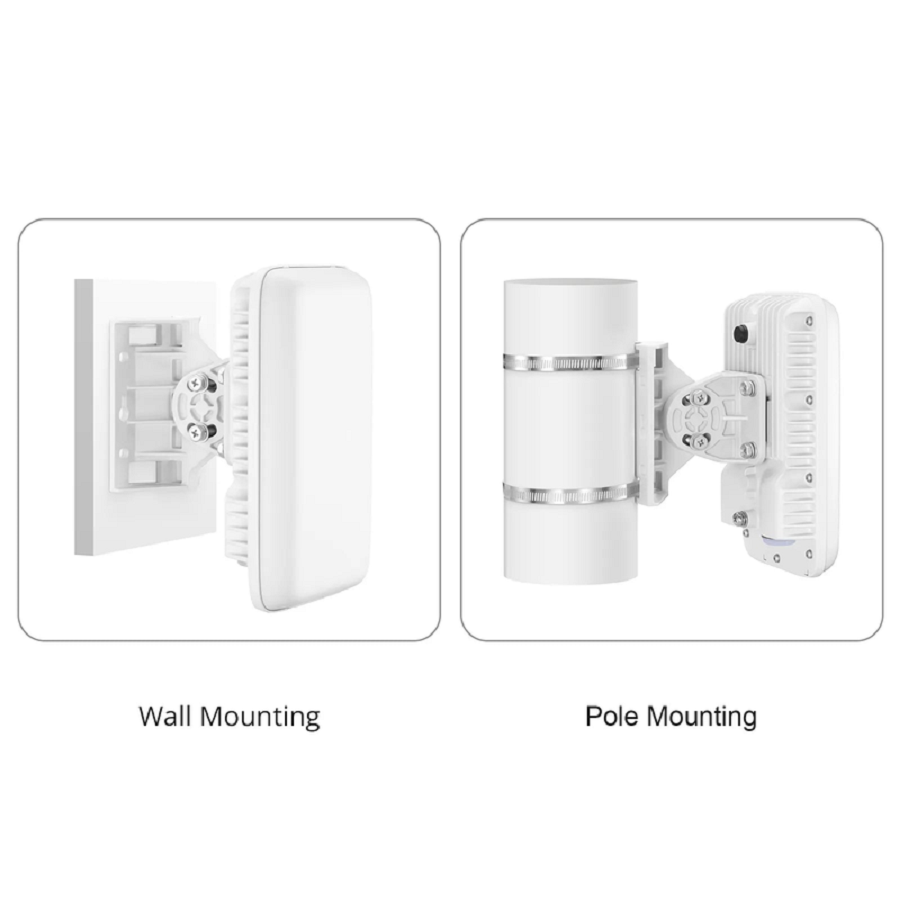 Refurb Squared AP-T566D, Wi-Fi 6 802.11ax 1800 Mbps Outdoor Access Point, Seamless Roaming & 2 x 2 MU-MIMO Dual Radios, PicOSA®, Manageable via AmpCon-Campus (Without PoE Injector)