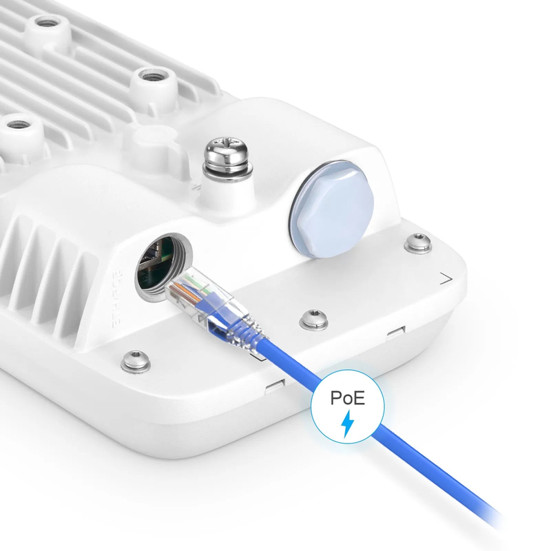Refurb Squared AP-T566D, Wi-Fi 6 802.11ax 1800 Mbps Outdoor Access Point, Seamless Roaming & 2 x 2 MU-MIMO Dual Radios, PicOSA®, Manageable via AmpCon-Campus (Without PoE Injector)
