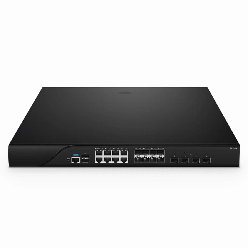 Refurb Squared AC-7072, 802.11ax Wireless LAN Controller with 8 Gigabit Combo Ports, 4 x 10 Gb SFP+, Seamless Wi-Fi Roaming, Manage 128 APs by Default, Scale to Support up to 1152 APs