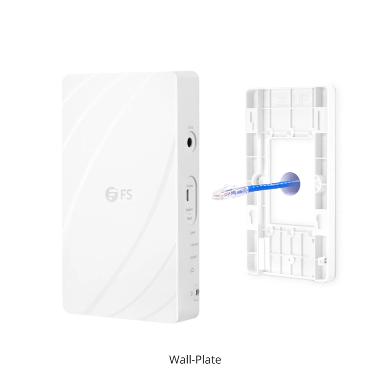 Refurb Squared AP-N506H, Wi-Fi 6 802.11ax 3000 Mbps Indoor Access Point, Seamless Roaming & 2 x 2 MU-MIMO Dual Radios, PicOSA®, Manageable via AmpCon-Campus (Without PoE Injector)