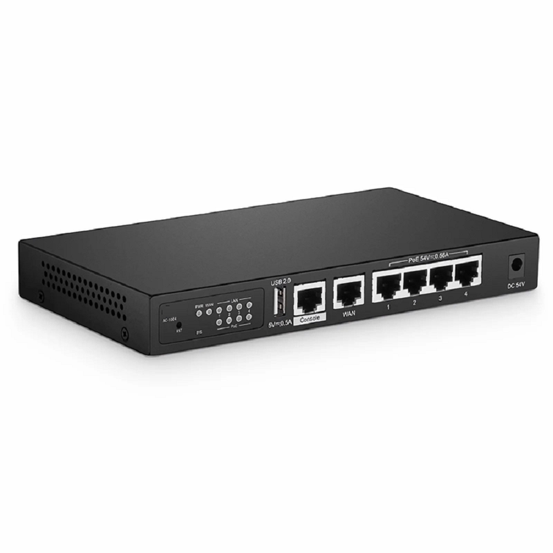Refurb Squared AC-1004, 802.11ax Wireless LAN Controller with 5 Gigabit Ethernet Ports, Seamless Wi-Fi Roaming, Manage up to 64 Wi-Fi 6 APs