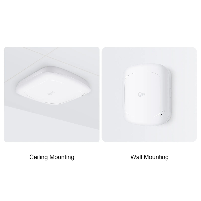 Refurb Squared AP-N516, Wi-Fi 6 802.11ax 3000 Mbps Indoor Access Point, Seamless Roaming & 4 x 4 MU-MIMO Dual Radios, PicOSA®, Manageable via AmpCon-Campus (Without PoE Injector)