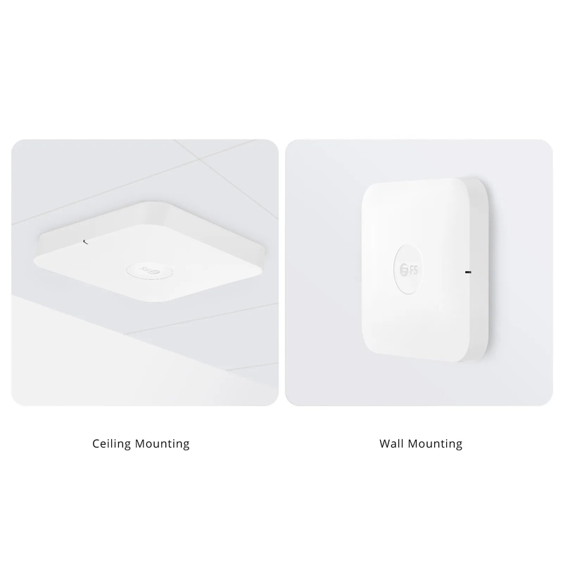 Refurb Squared AP-N716, Wi-Fi 7 802.11be 9300 Mbps Indoor Access Point, Seamless Roaming & 2 x 2 MU-MIMO Three Radios, PicOSA®, Manageable via AmpCon-Campus (Without PoE Injector)