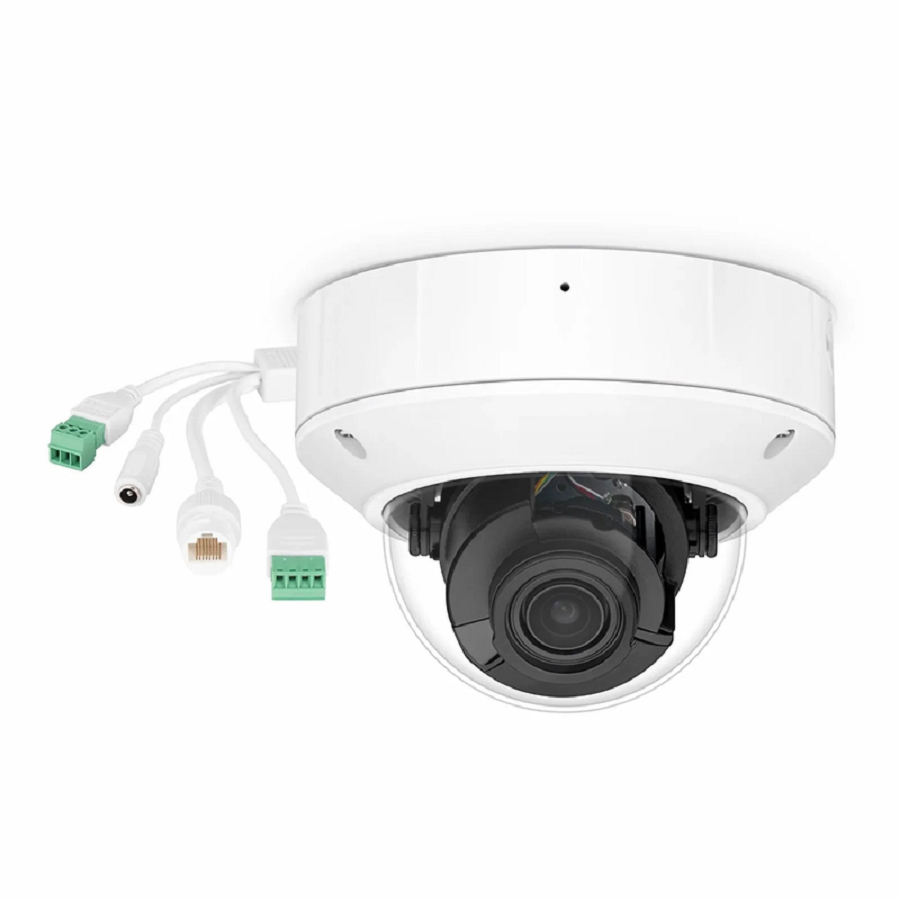 Refurb Squared IPC304-8M-D Dome Camera, with 2.8 ~ 12mm Varifocal Lens, 8MP Resolution, Built-in Mic, 131ft Night Vision, Smart Intrusion Prevention IP67IK10 PoE Network Camera