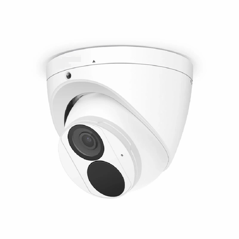 Refurb Squared IPC301-5M-T Turret Camera, with 2.8mm Fixed Lens, 5MP Resolution, Built-in Mic, 98ft Night Vision, Smart Intrusion Prevention, IP67 PoE Network Camera