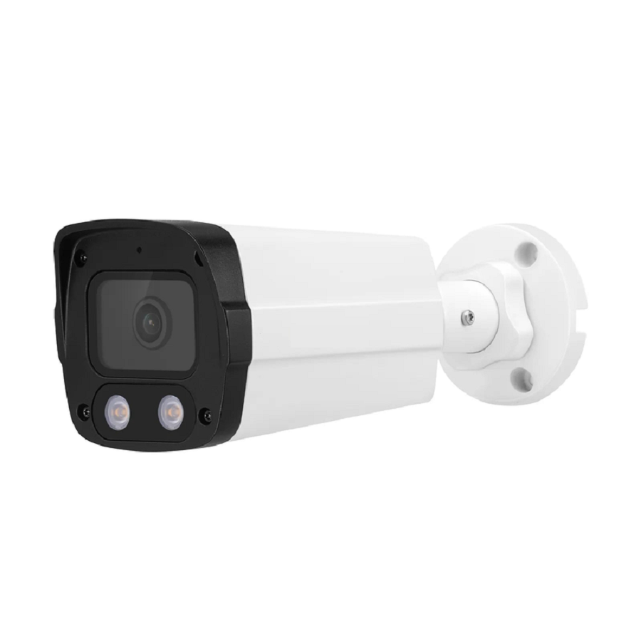 Refurb Squared IPC201-8M-B Bullet Camera, with Fixed 2.8mm Lens, 8MP Resolution, Built-in Mic  Speaker, 98ft Night Vision, Smart Person/Vehicle Detection, IP67 PoE Network Camera