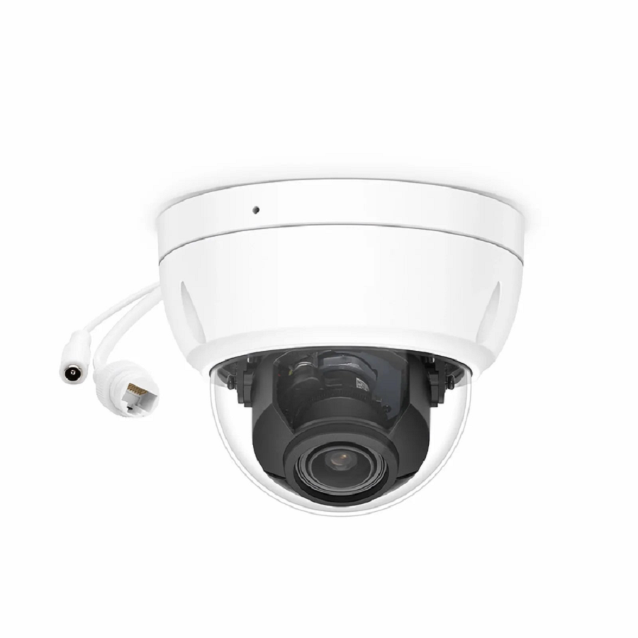 Refurb Squared IPC104-2M-D, Full HD 2MP Dome Network Camera with Build-in Mic, 98ft Night Vision, IP67 & IK10 PoE Network Camera with Varifocal 2.8-12mm Lens