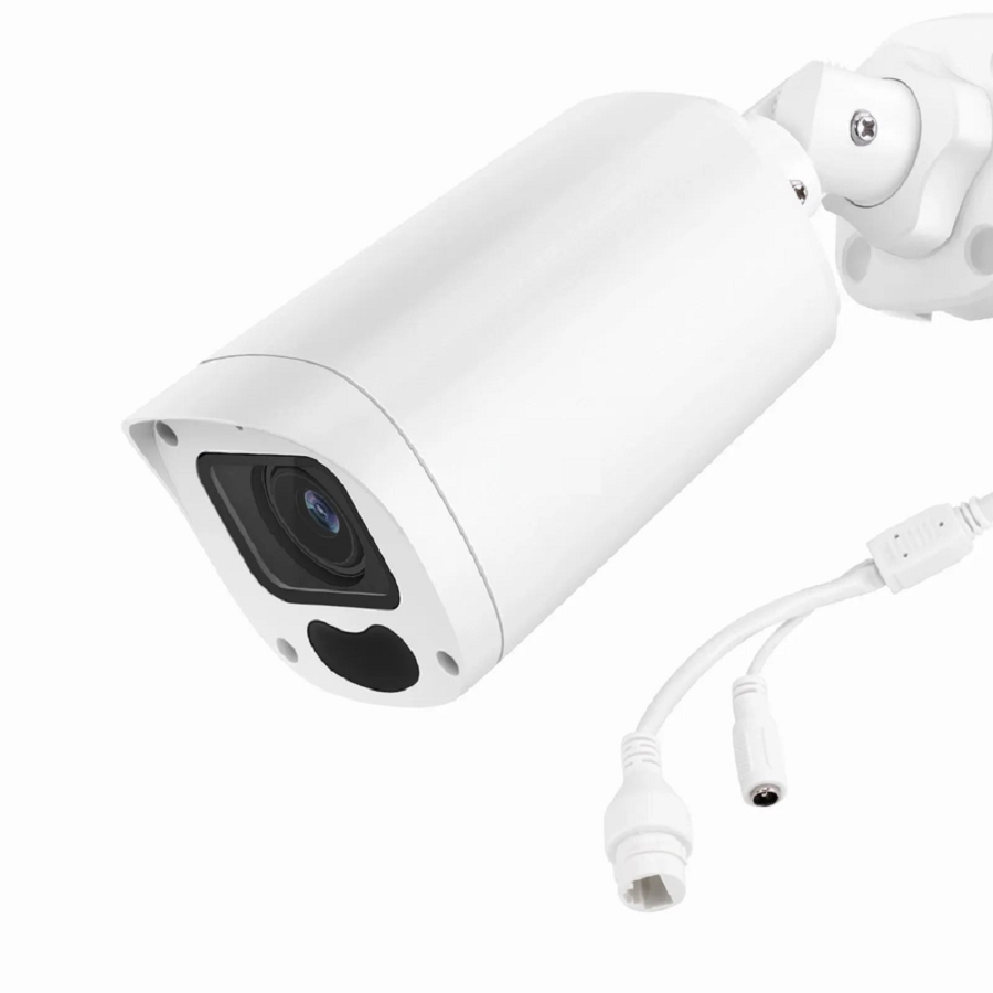 Refurb Squared IPC104-5M-B, Super HD 5MP Bullet Network Camera with Built-in Mic, 164ft Night Vision, IP67 Weatherproof, Smart Behavior Detection, PoE Network Camera with Varifocal 2.8-12mm Lens