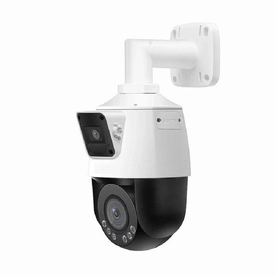 Refurb Squared IPC204-2M-PD, 2X 2MP Dual-lens PTZ Network Camera With Two-way Audio, IP66 Weatherproof, Smart Intrusion Protection