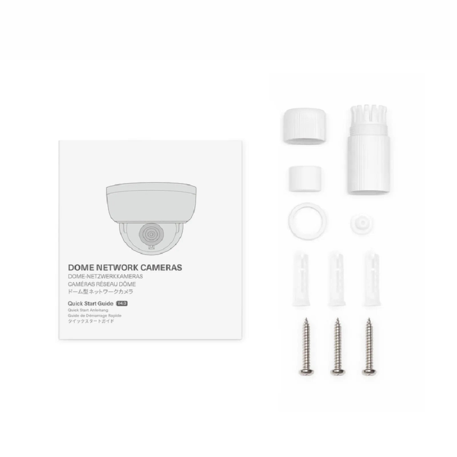 Refurb Squared IPC101-5M-D, Super HD 5MP Dome Network Camera, 98ft Night Vision, IP67 & IK10 Vandal Resistant, PoE Network Camera with Fixed 2.8mm Lens