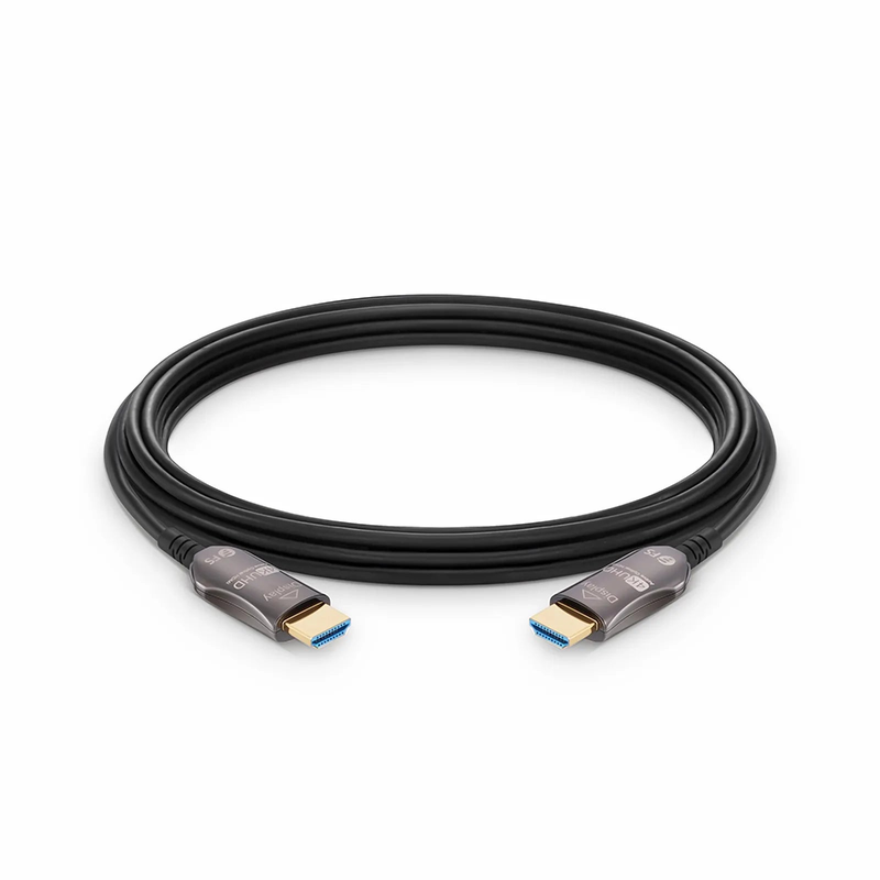 Refurb Squared 50ft (15m) 4K 60Hz PVC High Speed HDMIA® Fiber Active Optical Cable (AOC) with Ethernet In Wall CL3 Rated