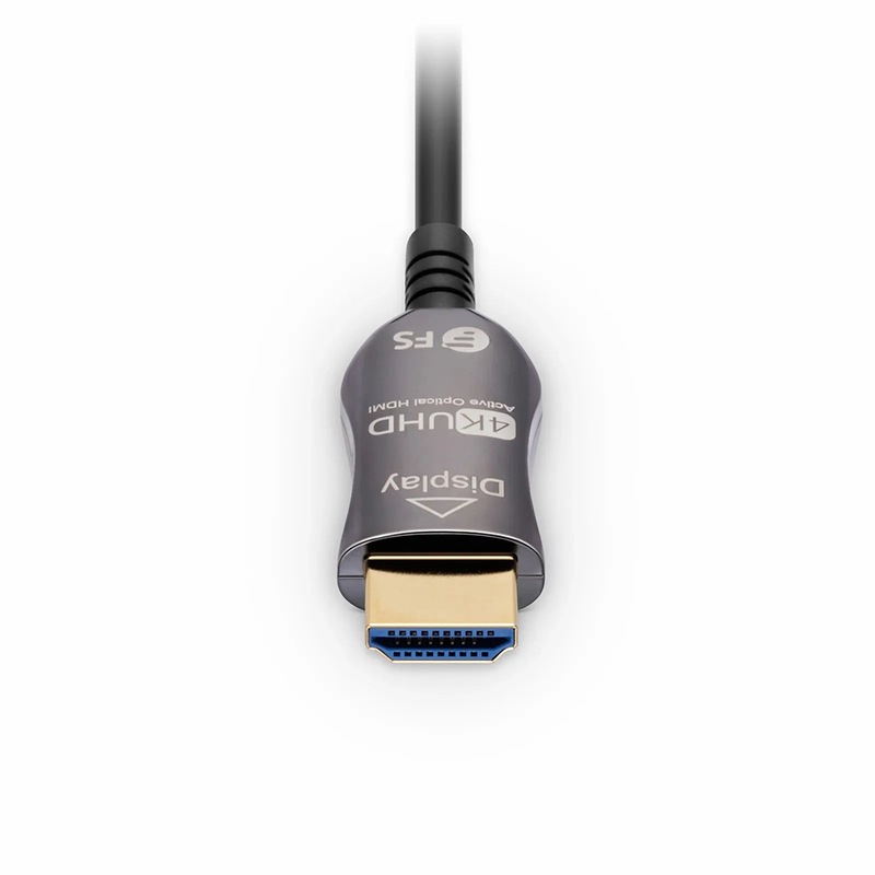 Refurb Squared 50ft (15m) 4K 60Hz PVC High Speed HDMIA® Fiber Active Optical Cable (AOC) with Ethernet In Wall CL3 Rated