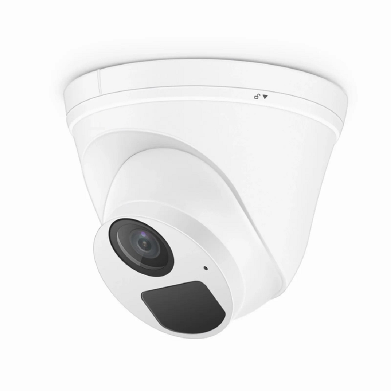 Refurb Squared IPC101-5M-T Turret Camera, with Fixed 2.8mm Lens, 5MP Resolution, Built-in Mic, 98ft Night Vision, IP67 PoE Network Camera