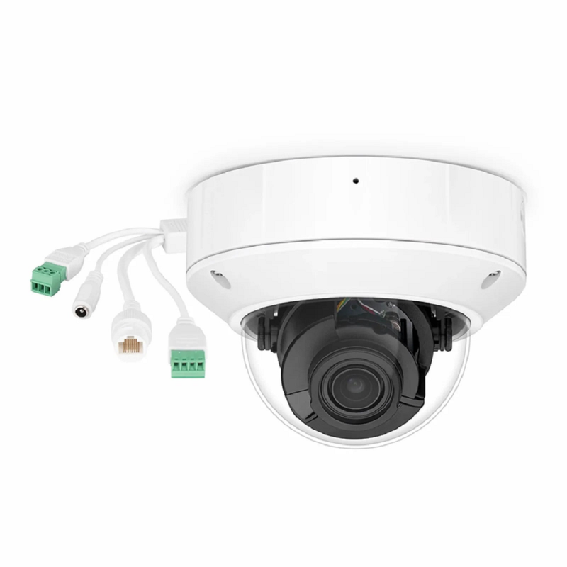 Refurb Squared IPC304-8M-D Dome Camera, with 2.8 ~ 12mm Varifocal Lens, 8MP Resolution, Built-in Mic, 131ft Night Vision, Smart Intrusion Prevention IP67IK10 PoE Network Camera