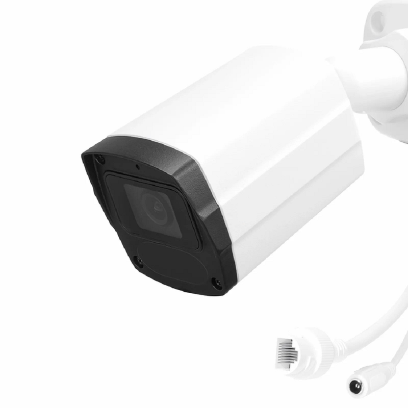 Refurb Squared IPC301-5M-B Bullet Camera, with 2.8mm Fixed Lens, 5MP Resolution, Built-in Mic, 131ft Night Vision, Smart Intrusion Prevention IP67 PoE Network Camera