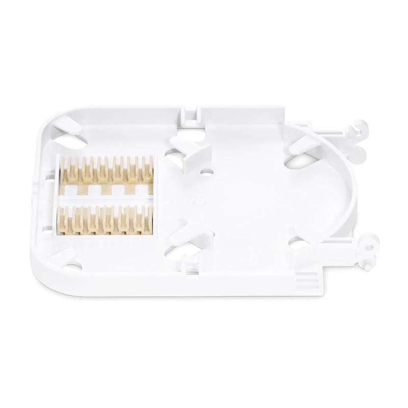 Refurb Squared 12 Fibers Fusion Splice Tray, ABS Plastic, 0.39''x4.33''x5.12'', Suitable for FS-S010-1O4R-6-12F