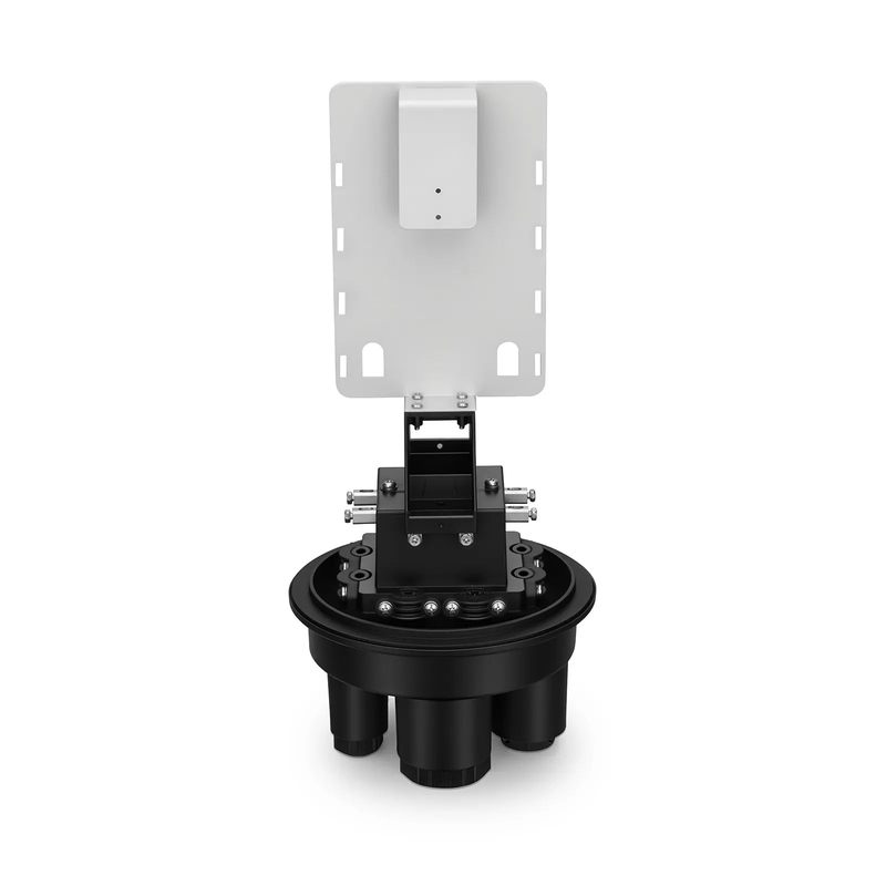 Refurb Squared 240 Fibers 1In-4Out Dome Fiber Optic Splice Closure, Mechanical Seal, with 1 Pre-installed Fusion Splice Tray
